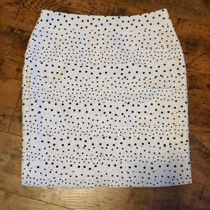 Polka Dot Pencil Skirt